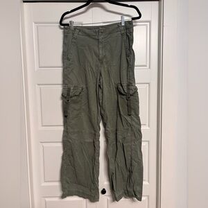 American Eagle Outfitters Olive Utility Cargo Pants